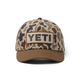 YETI® Wetlands Camo Logo Badge Mid Pro Flat Brim Hat