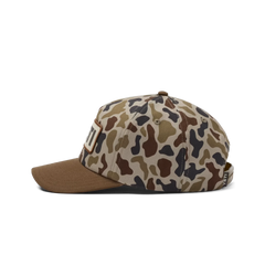 YETI® Wetlands Camo Logo Badge Mid Pro Flat Brim Hat